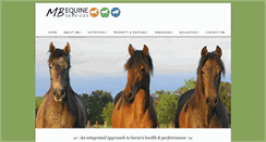 Desktop Screenshot of mbequineservices.com